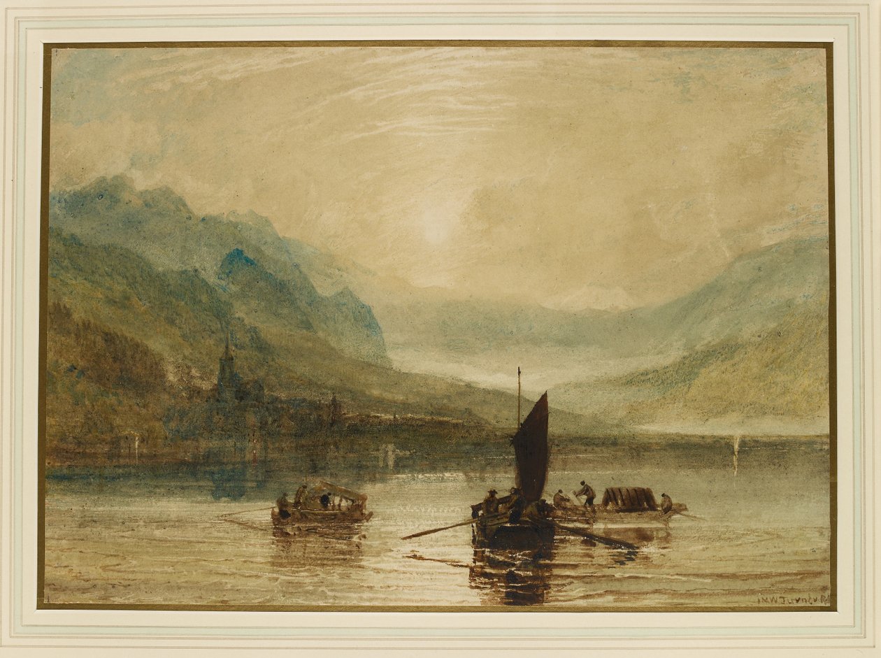 Brienz Gölü, Ay Işığı by Joseph Mallord William Turner
