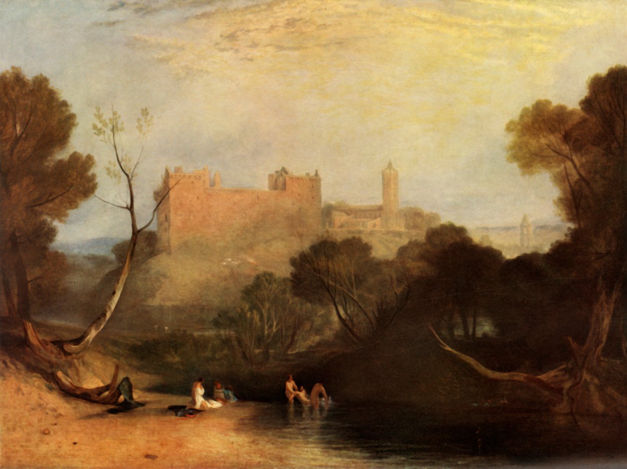 Linlithgow Sarayı, 1807, 1934. by Joseph Mallord William Turner