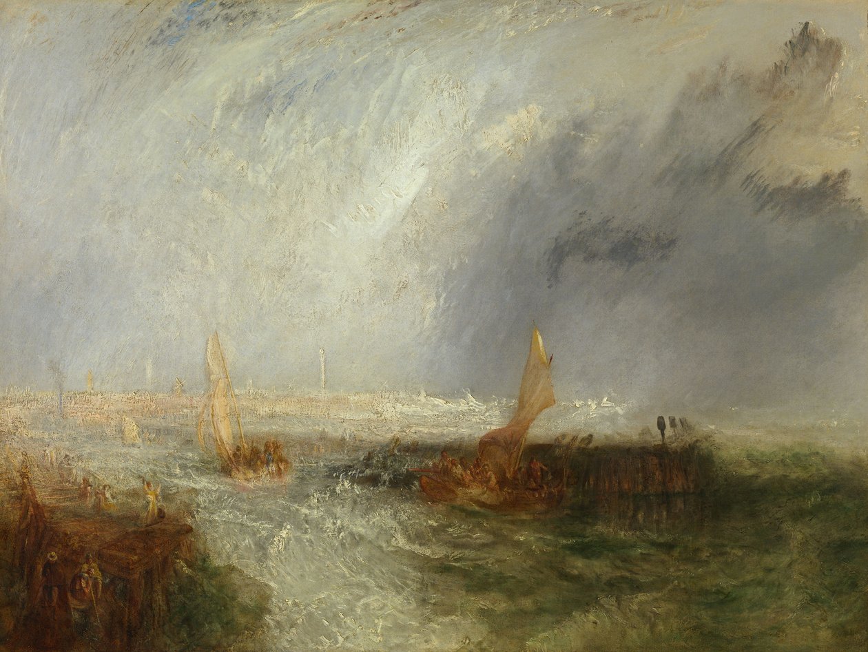 Oostende, 1844. by Joseph Mallord William Turner