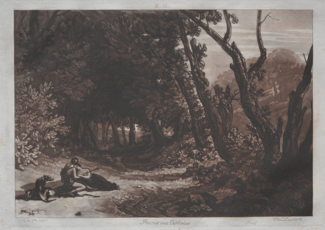 Procris ve Cephalus by Joseph Mallord William Turner