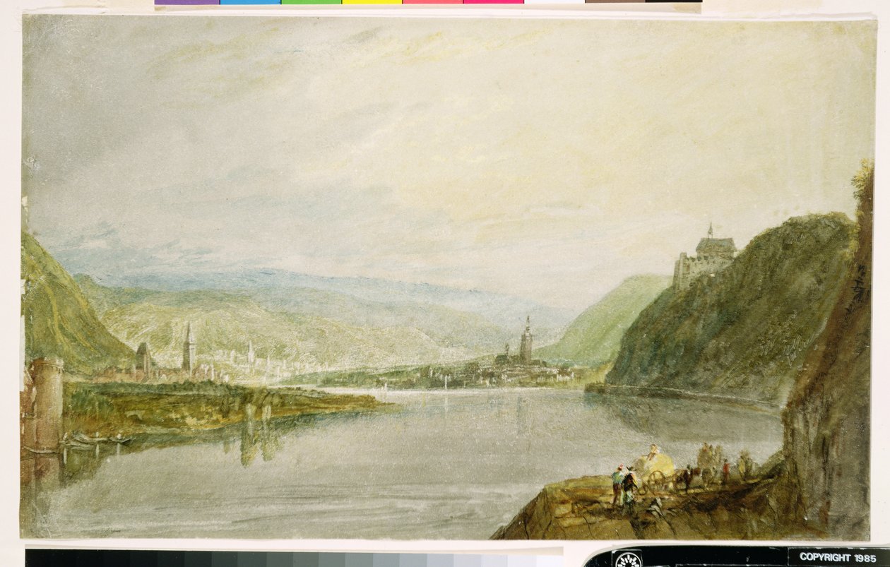 Remagen ve Linz by Joseph Mallord William Turner