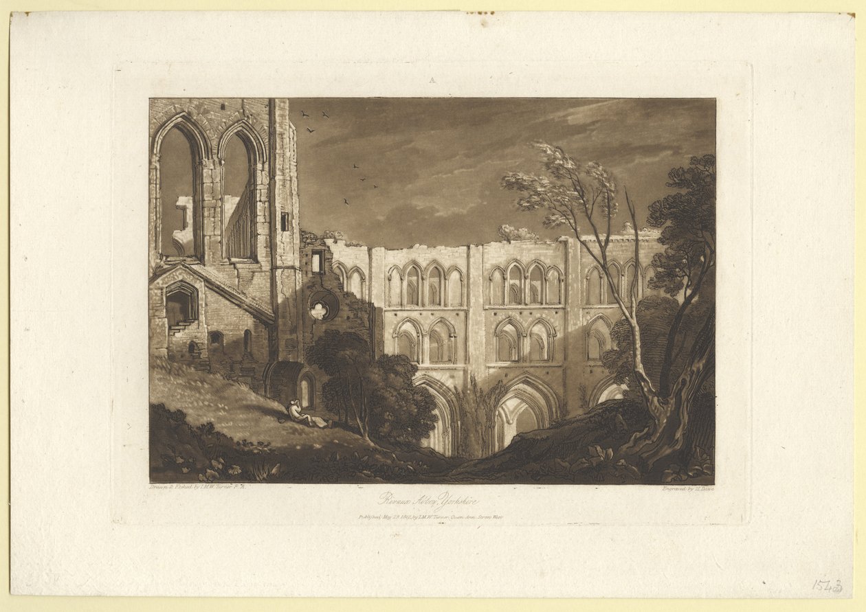Manastır Rakipleri by Joseph Mallord William Turner