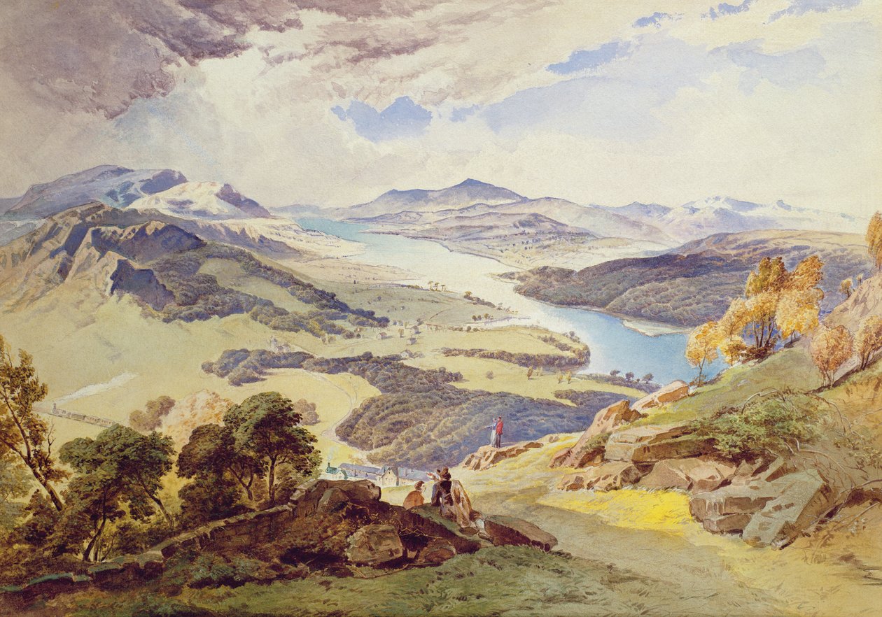 Ormot Head'den Windermere by Joseph Mallord William Turner