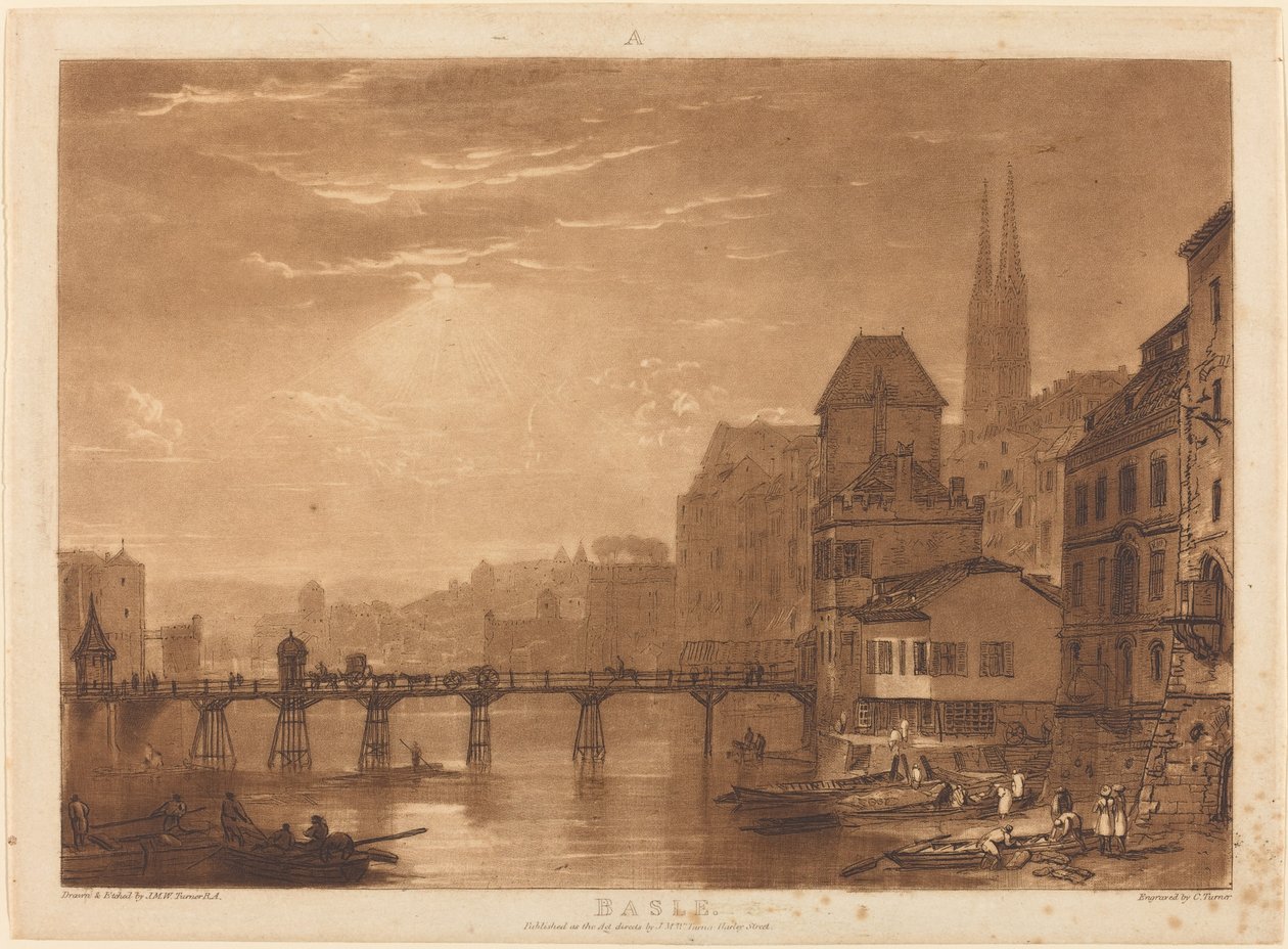 Basle by Joseph Mallord William Turner and Charles Turner