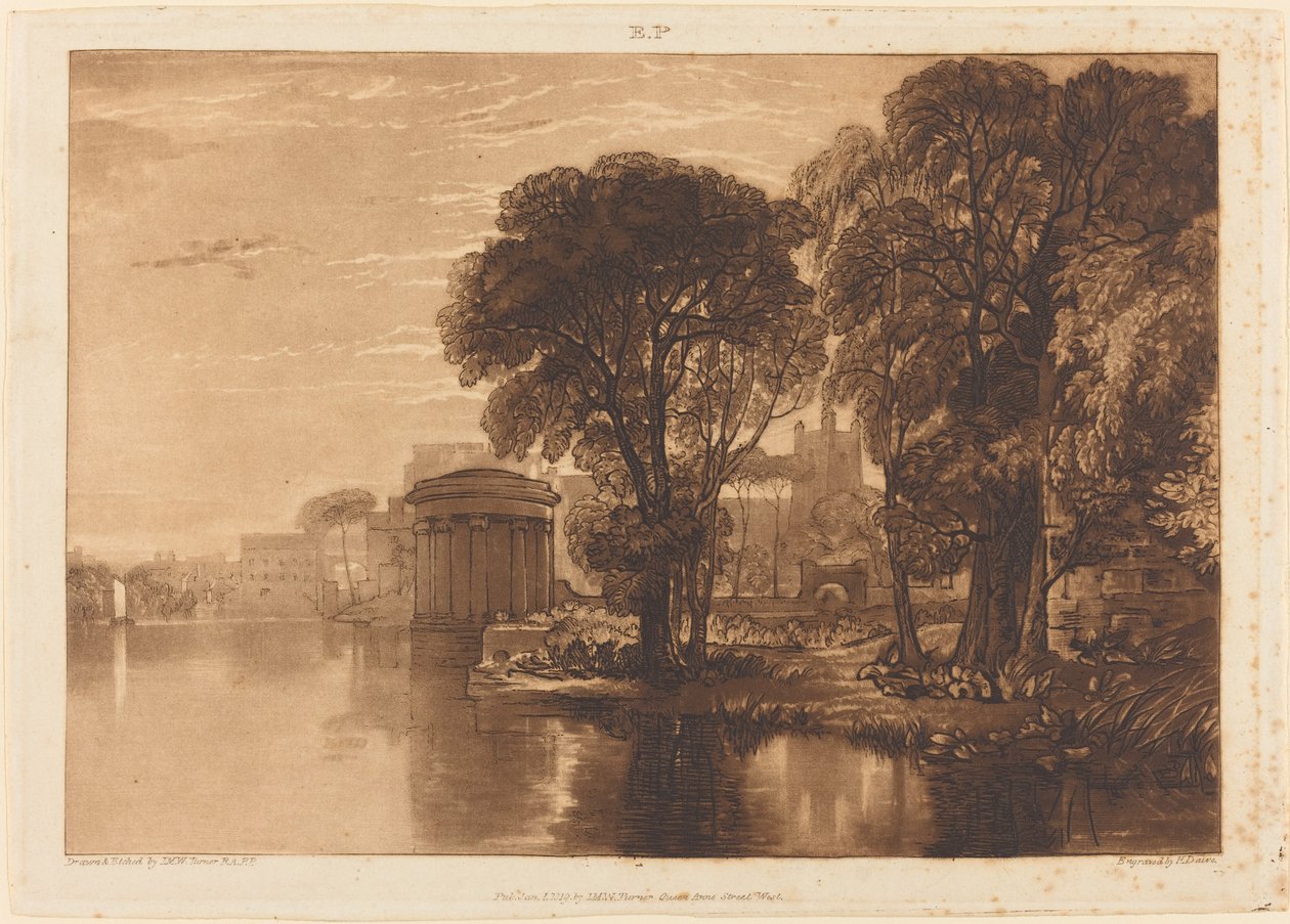 Isleworth by Joseph Mallord William Turner and Henry Edward Dawe