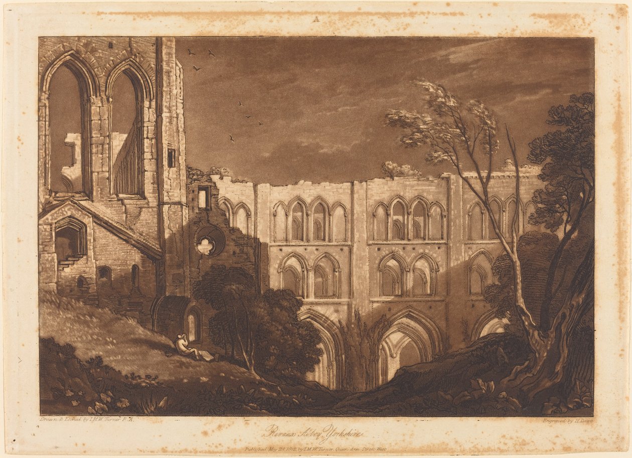 Manastır Rakipleri by Joseph Mallord William Turner and Henry Edward Dawe