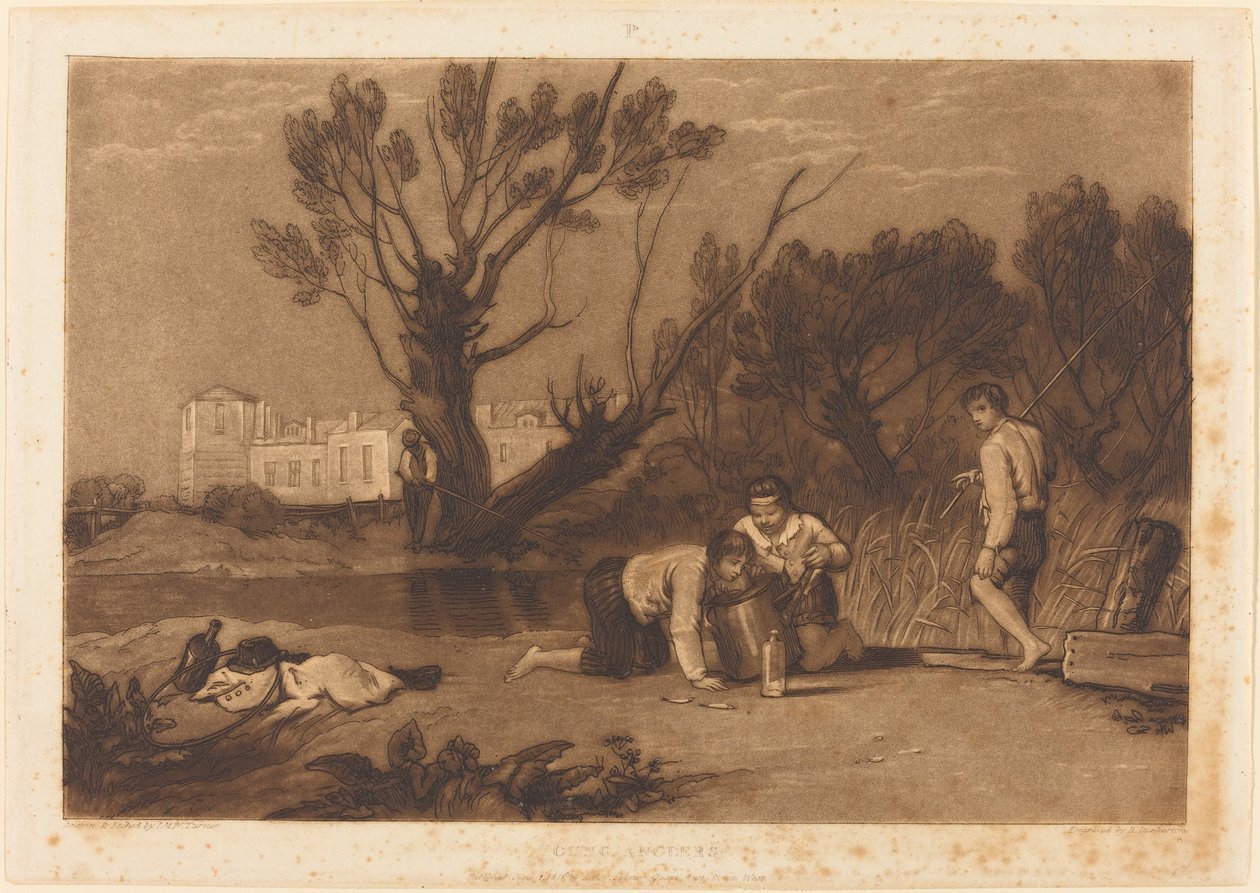 genç balıkçılar by Joseph Mallord William Turner and Robert Dunkarton