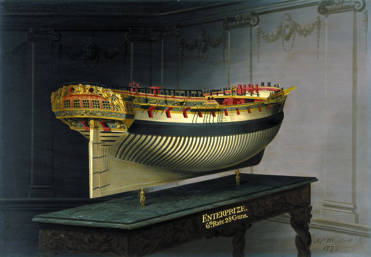 HMS Enterprise, 1775 by Joseph Marshall