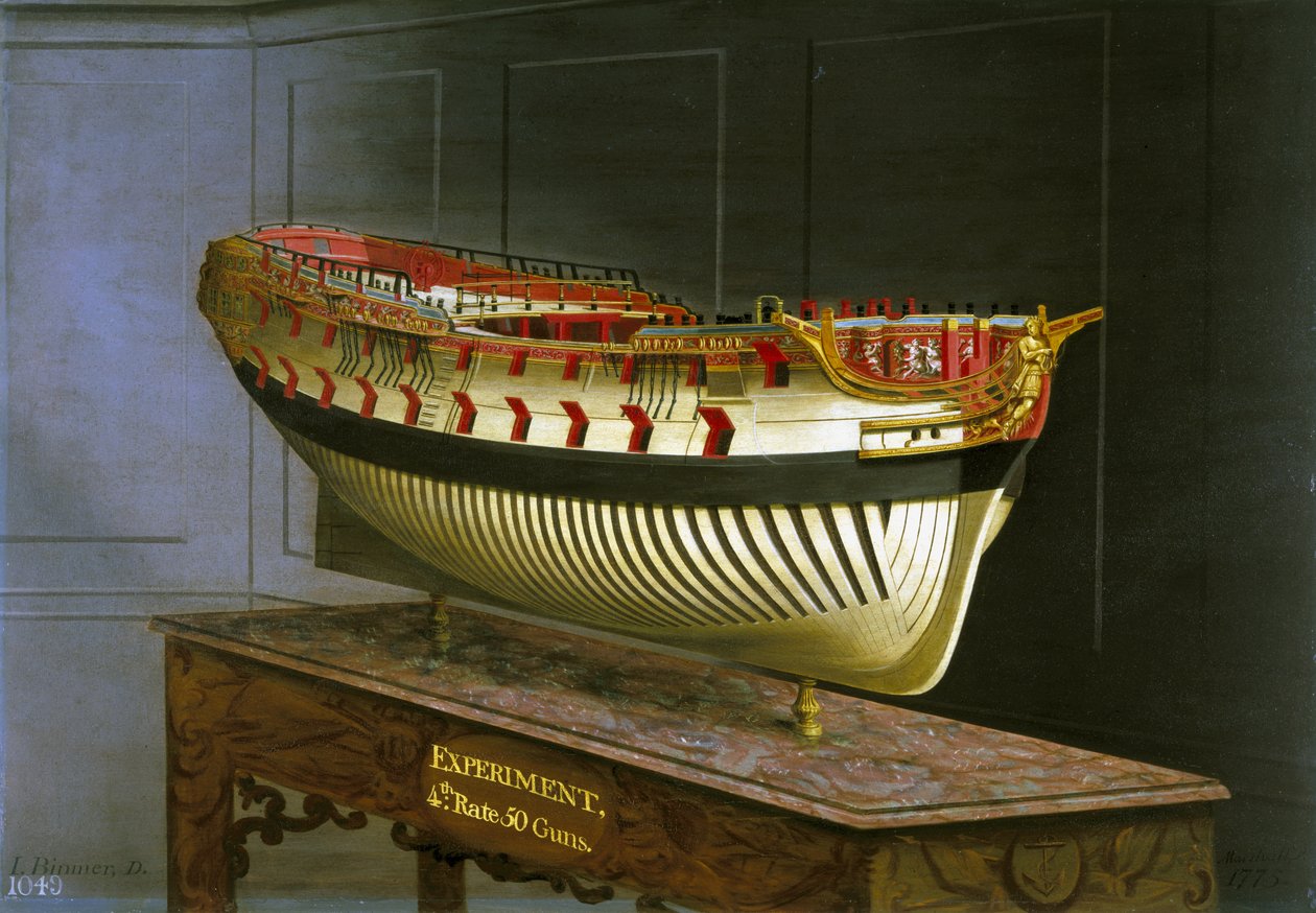 HMS Deneyi, 1775 by Joseph Marshall
