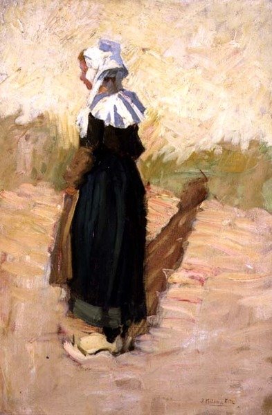 Küçük Breton Kız by Joseph Milner Kite