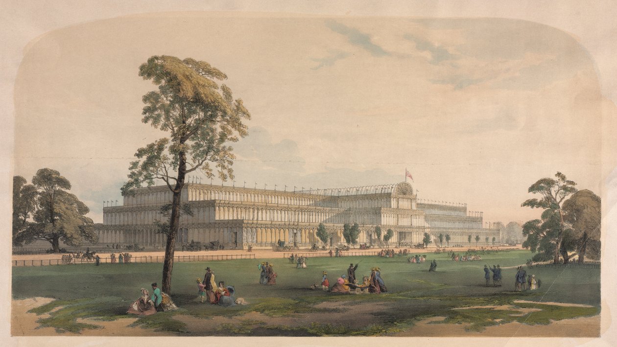 Kristal Saray, c. 1850. by Joseph Nash