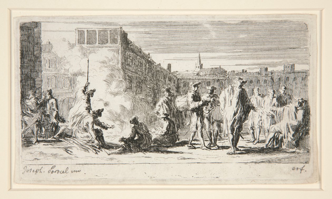 Le Bivouac (Kamp) by Joseph Parrocel
