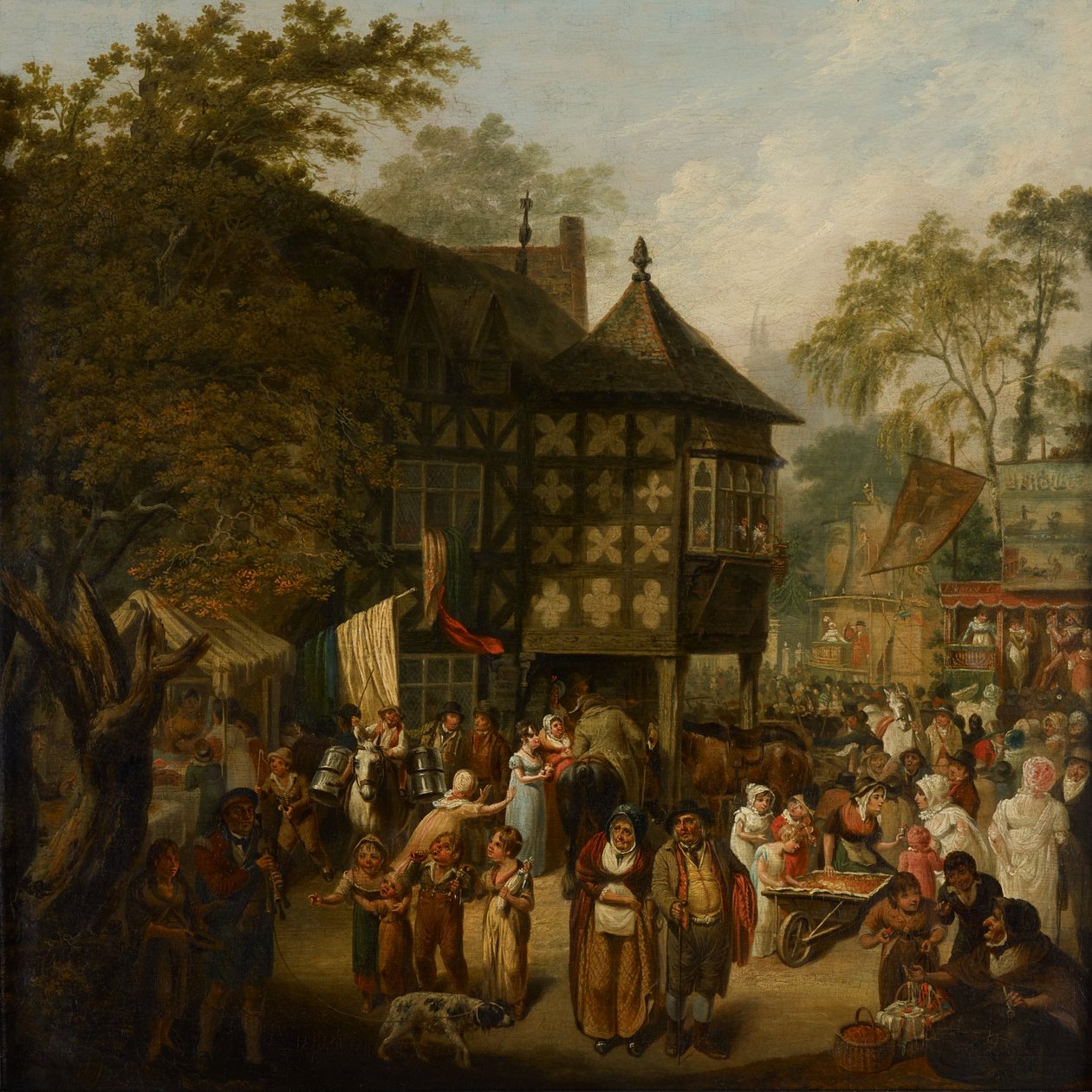 Eccles Wakes (panelde yağ) by Joseph Parry
