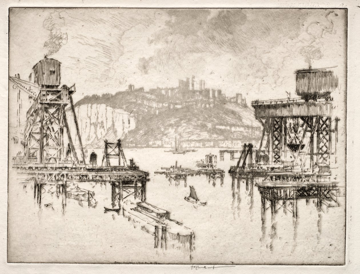 Dover İskelesi Binası by Joseph Pennell