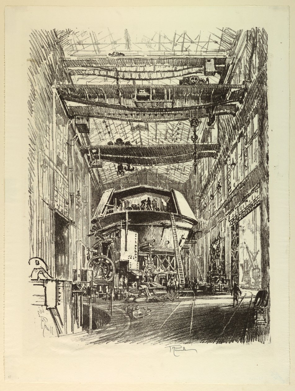 Büyük Kuleyi İnşa Etmek by Joseph Pennell
