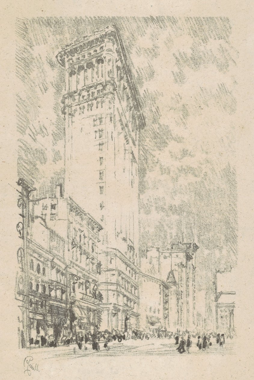 Demir dükkanı binası by Joseph Pennell