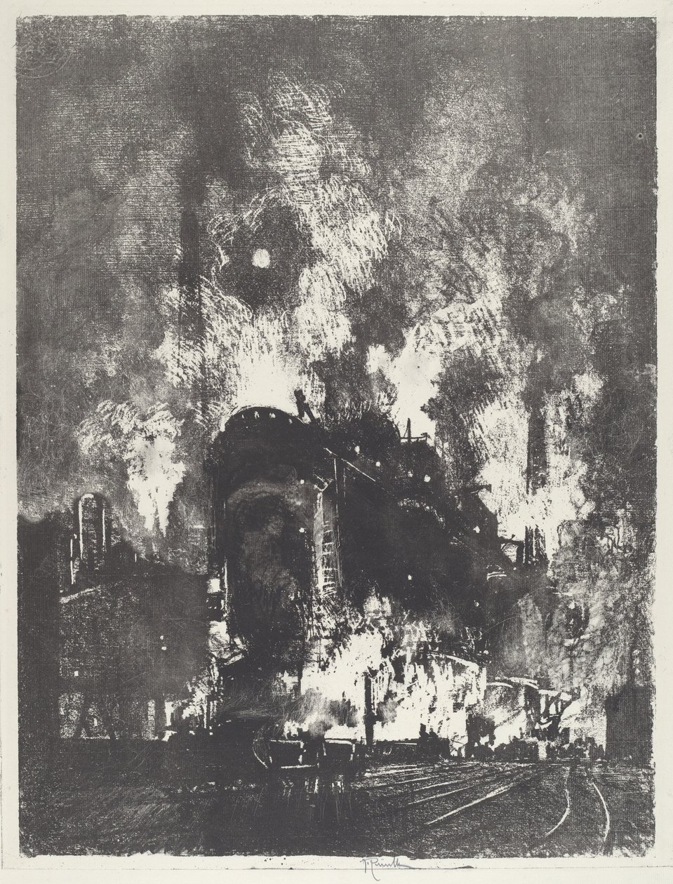 Geceleri Fırınlar by Joseph Pennell