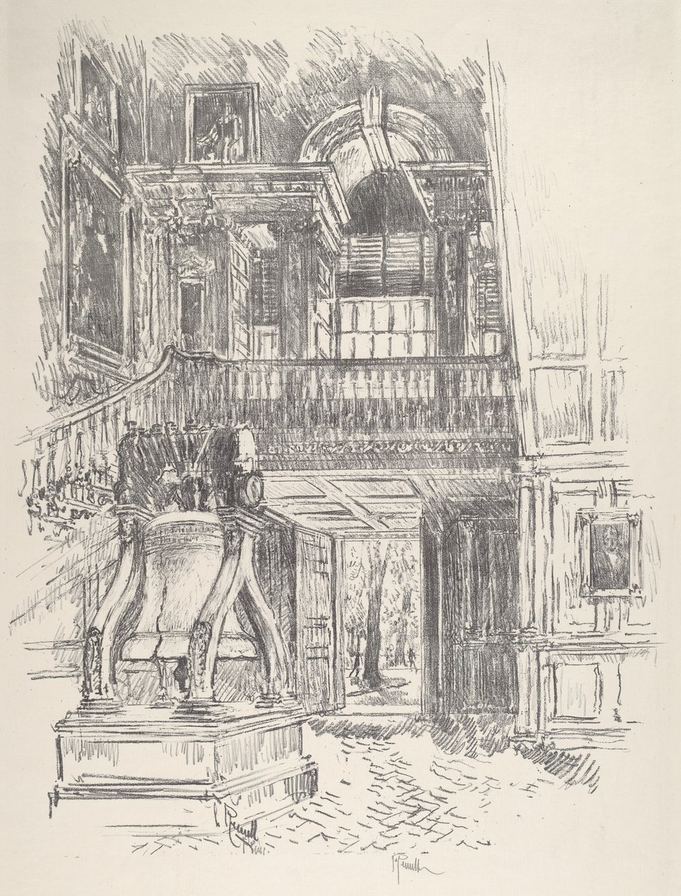 Özgürlük Çanı by Joseph Pennell
