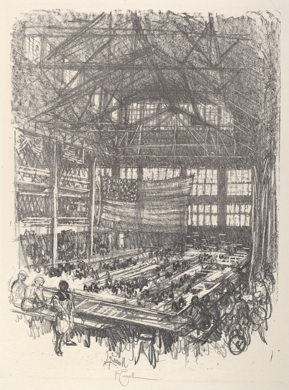 Tüfek yapmak by Joseph Pennell