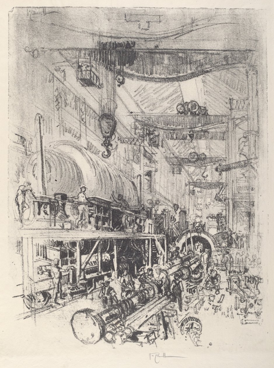 Türbin Motoru Yapmak by Joseph Pennell