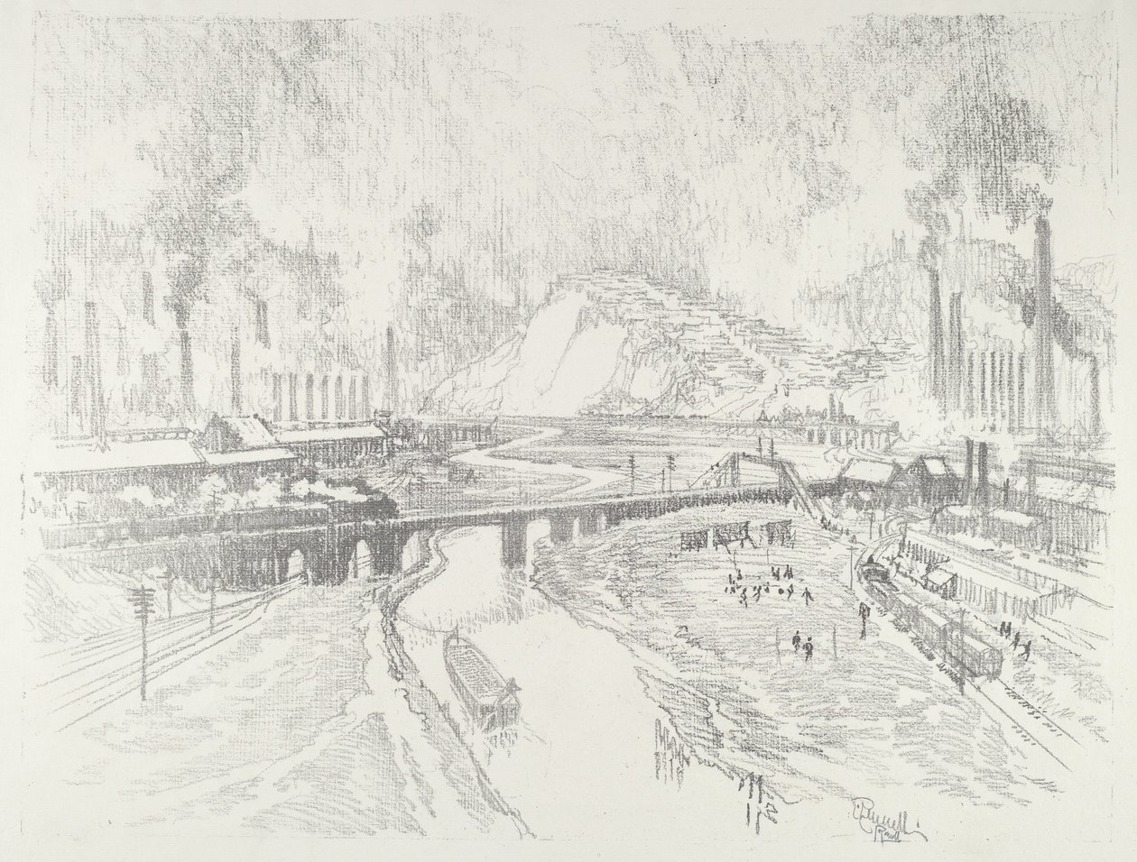 Mühimmat Kasabası by Joseph Pennell
