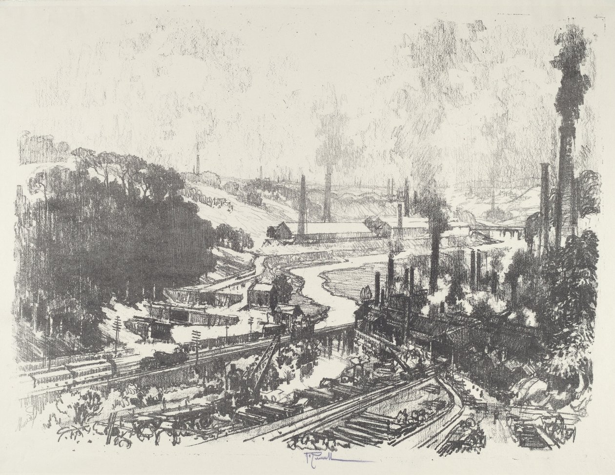Mühimmat İşleri, 1916. by Joseph Pennell