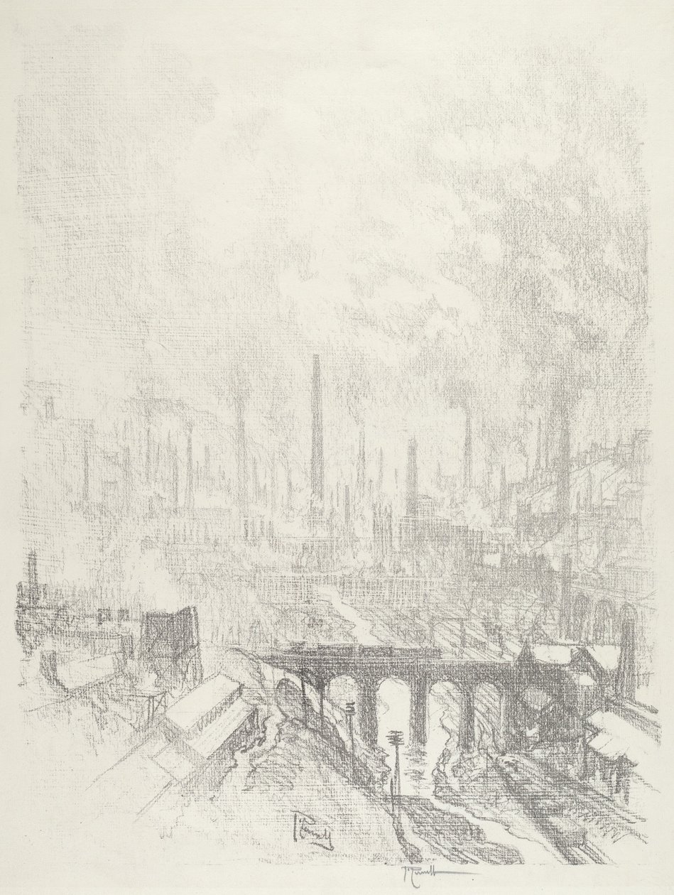 Mühimmat Şehri, No.I by Joseph Pennell
