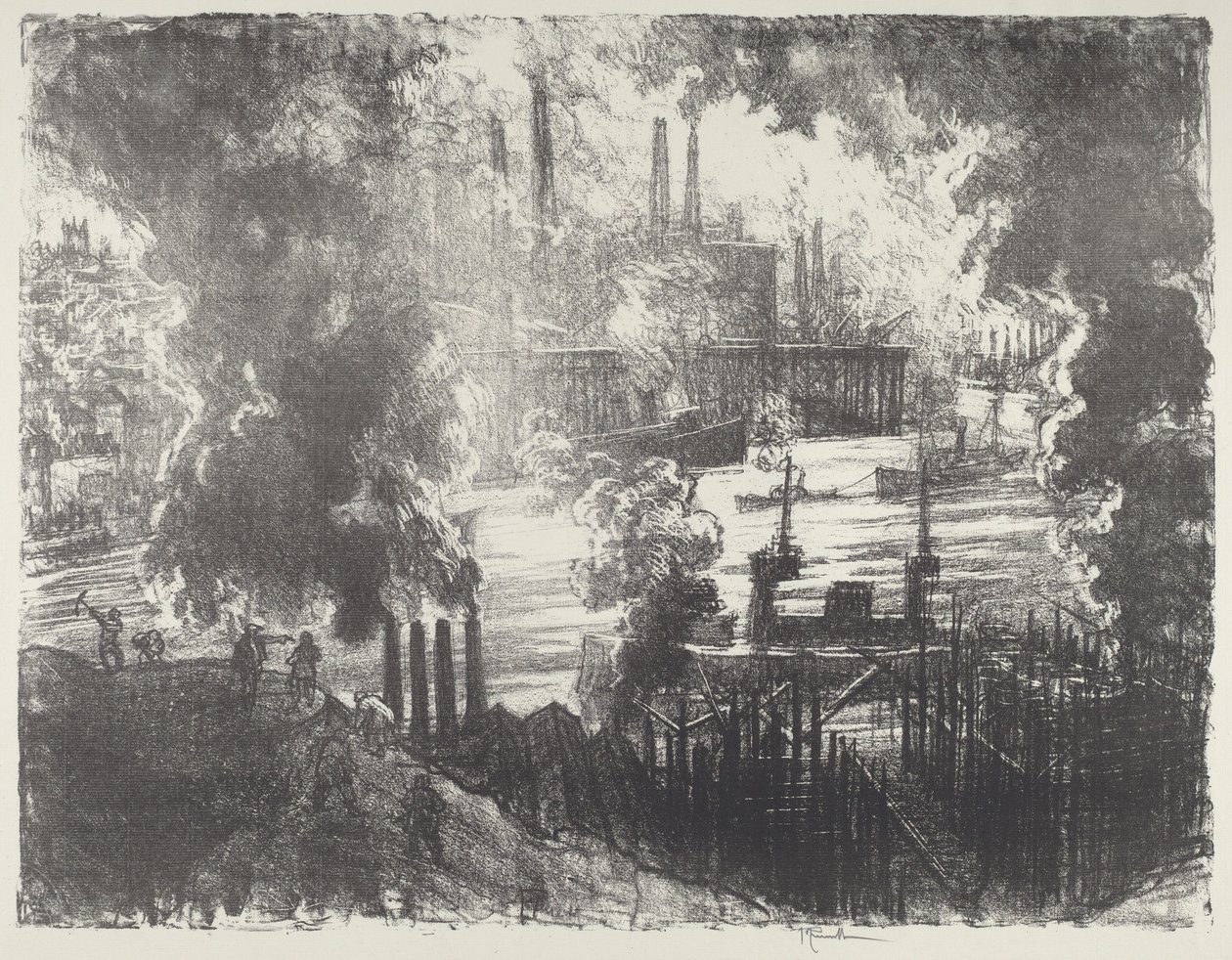 Mühimmat Nehri by Joseph Pennell