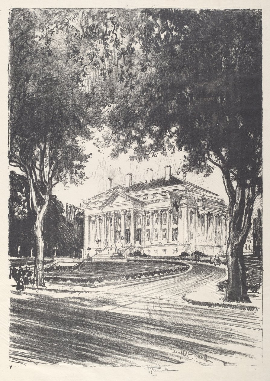 Ulusal Kızılhaç Genel Merkezi, Washington by Joseph Pennell