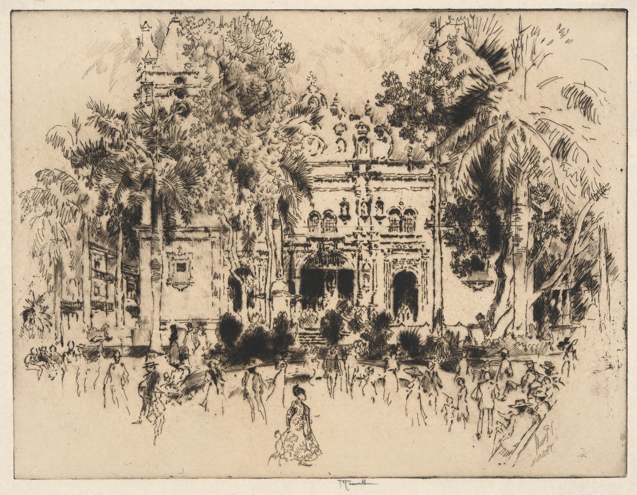 Eski Katedral by Joseph Pennell
