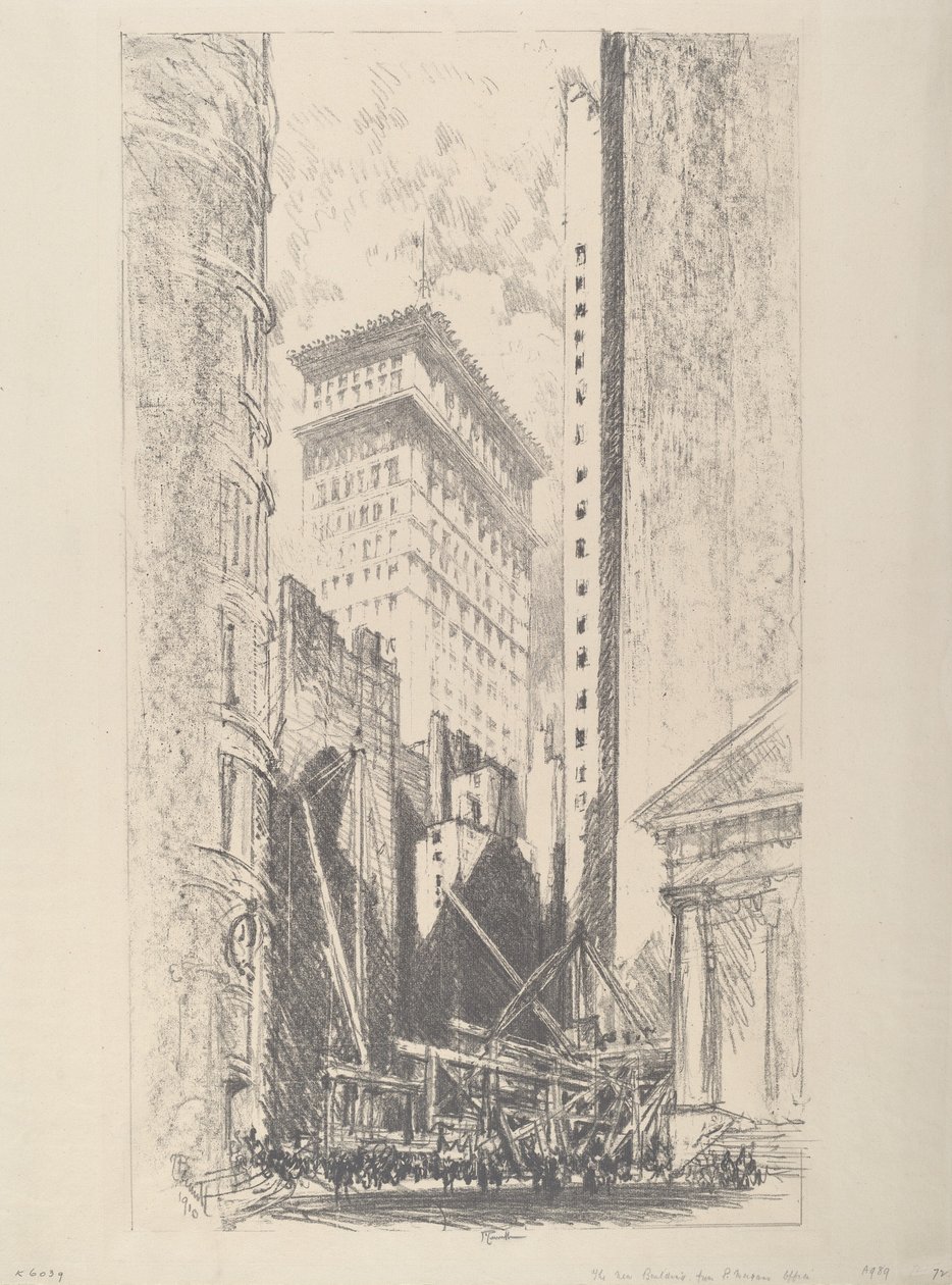 Geniş Caddeyi Yeniden İnşa Etmek by Joseph Pennell