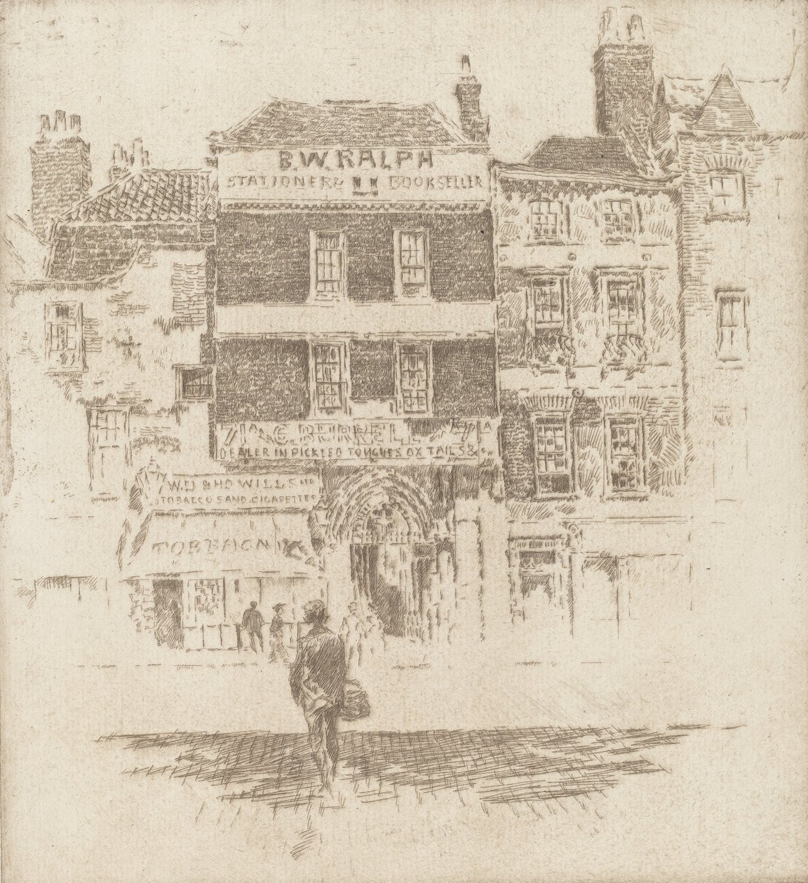 Aziz Bartholomew Kapısı, 1907. by Joseph Pennell