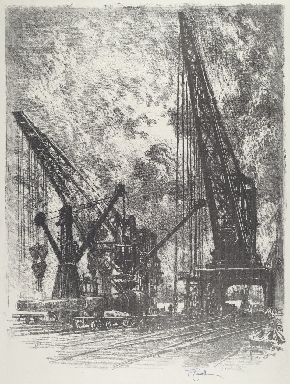 Büyük Silahı Uzaklaştırmak by Joseph Pennell