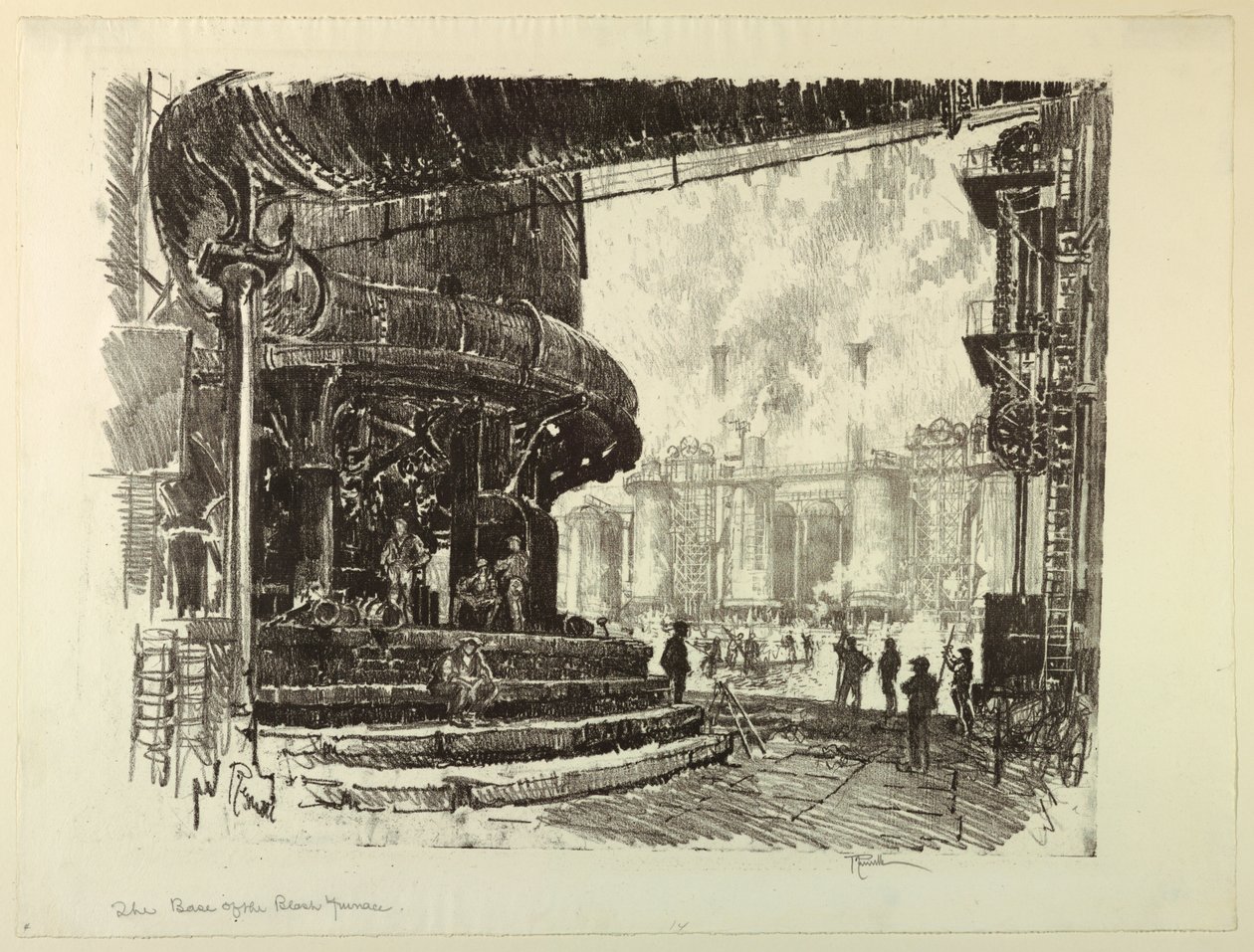 Yüksek Fırının Temeli by Joseph Pennell