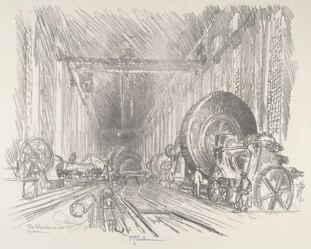 Savaş Bazilikası, 1916. by Joseph Pennell