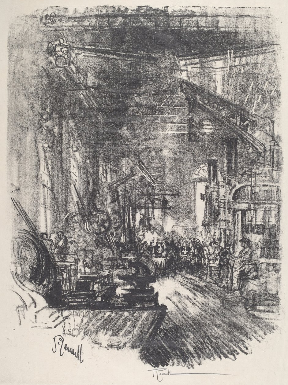 Demirciler, 1917. by Joseph Pennell