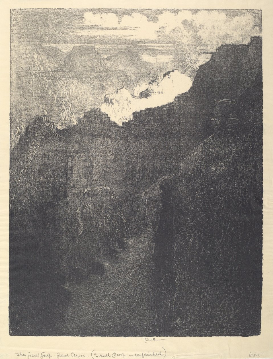 Büyük Körfez by Joseph Pennell