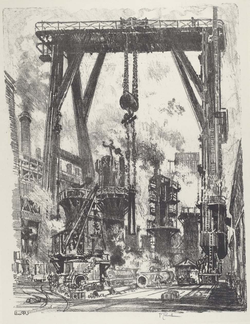 Eski Silah Çukuru by Joseph Pennell