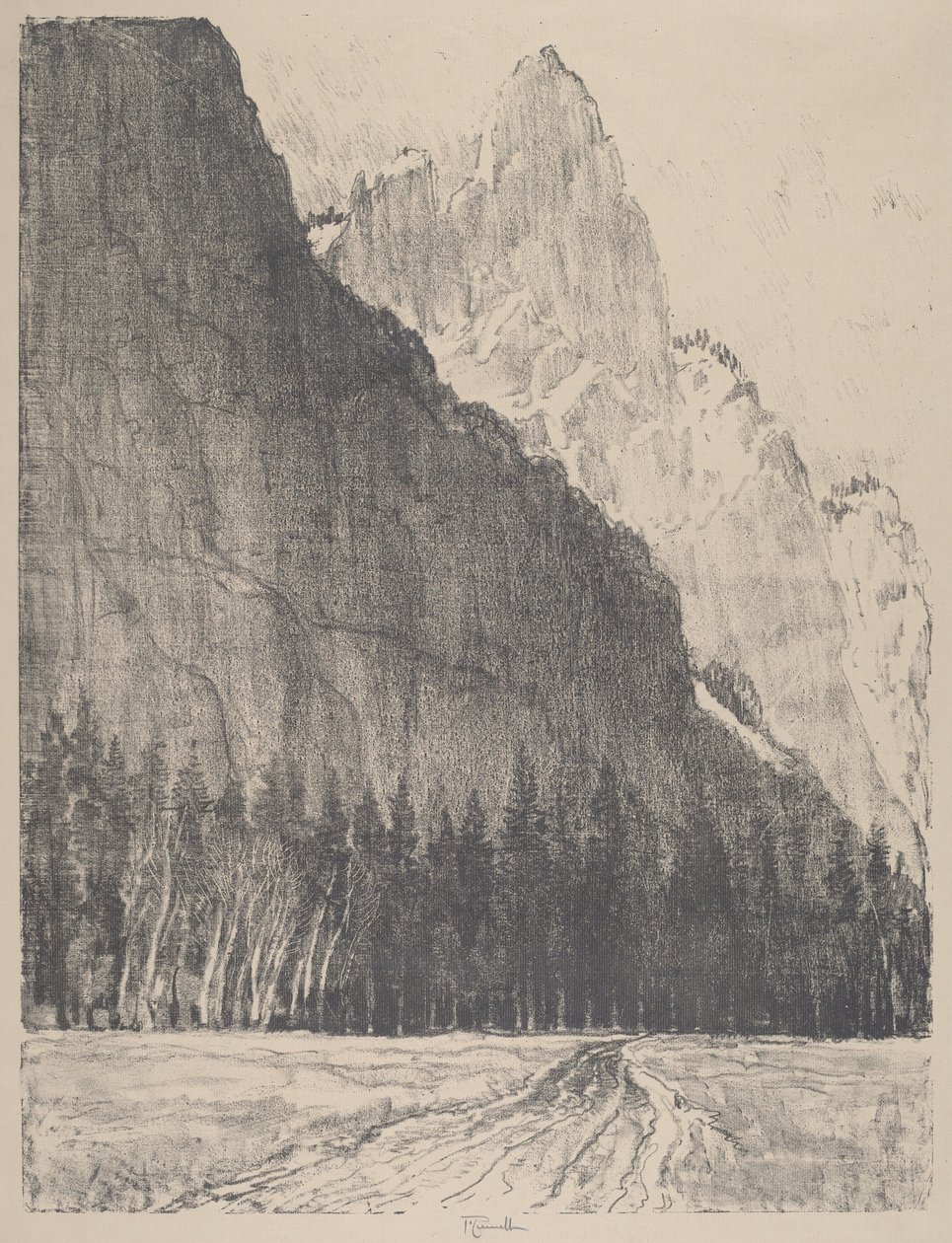Sentinel, 1912. by Joseph Pennell