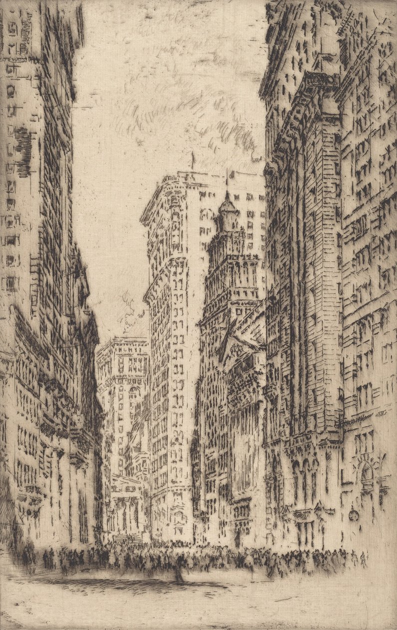 Borsa, 1904. by Joseph Pennell