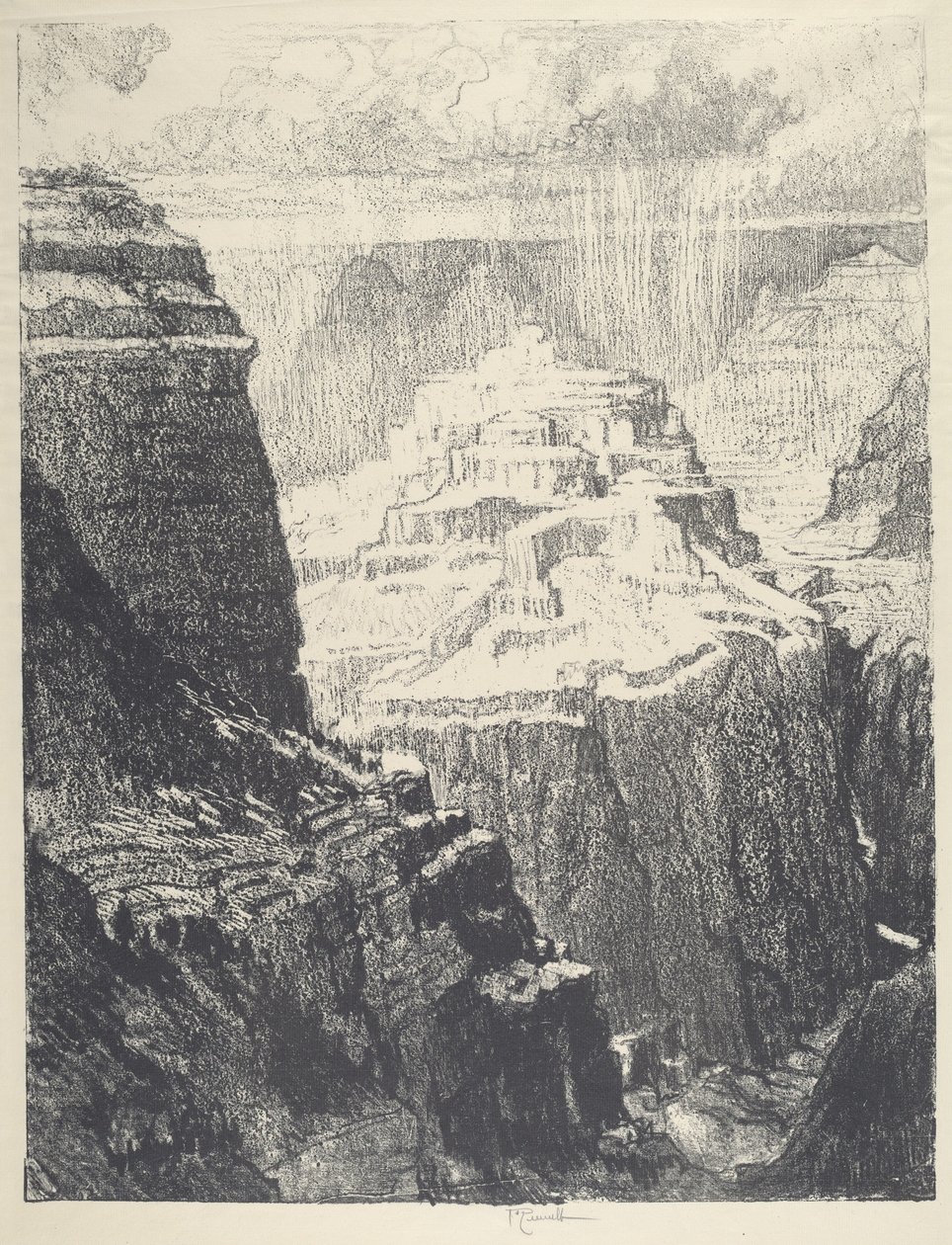 Surlu Şehir, 1912. by Joseph Pennell