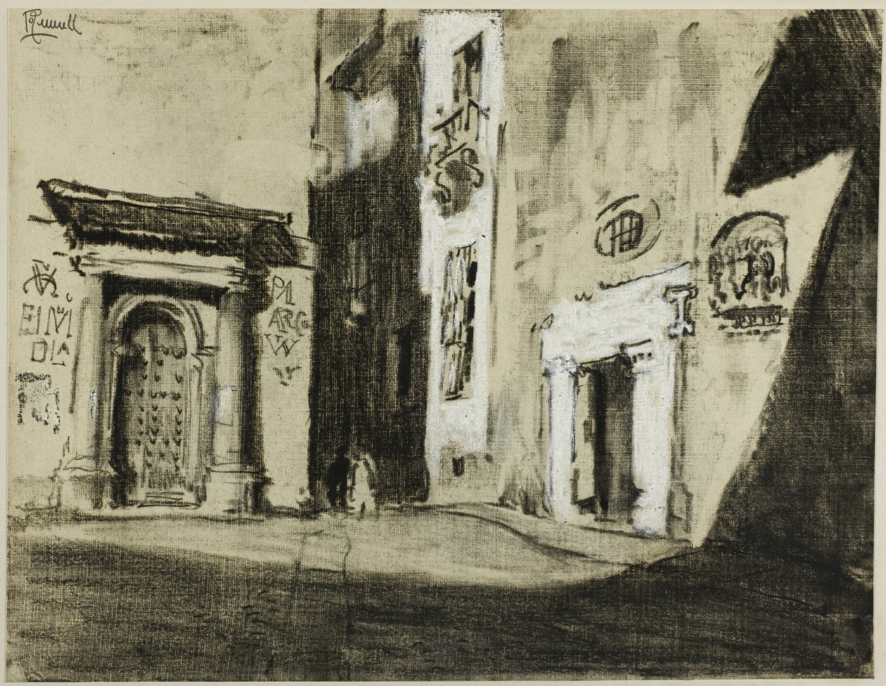 Toledo Sokakları by Joseph Pennell
