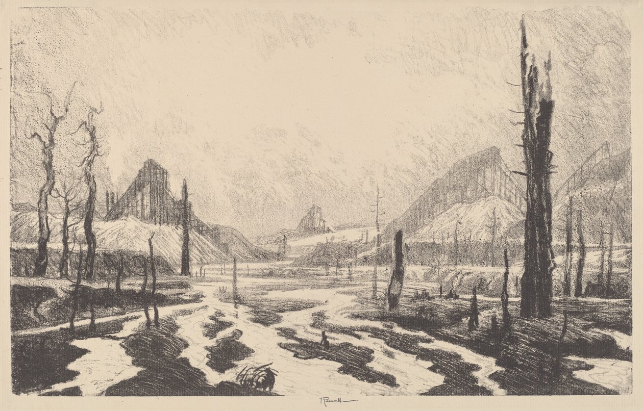Issızlık Vadisi, 1910. by Joseph Pennell