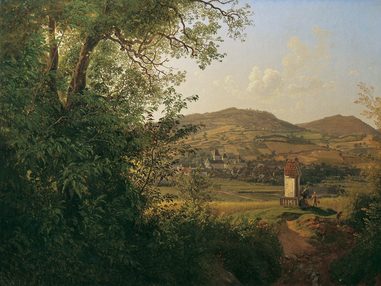 Pöggstall'ın görünümü by Joseph Rebell