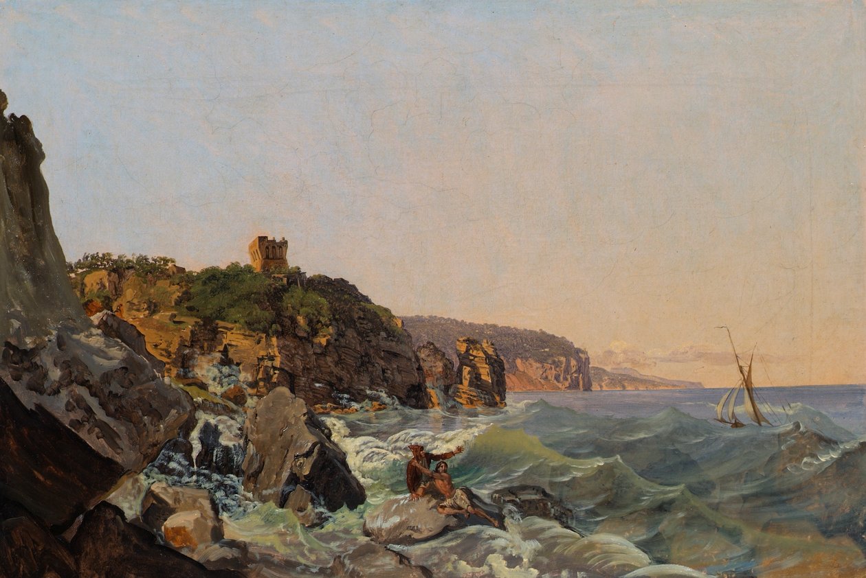 Napoli açıklarında gemi enkazı by Joseph Rebell