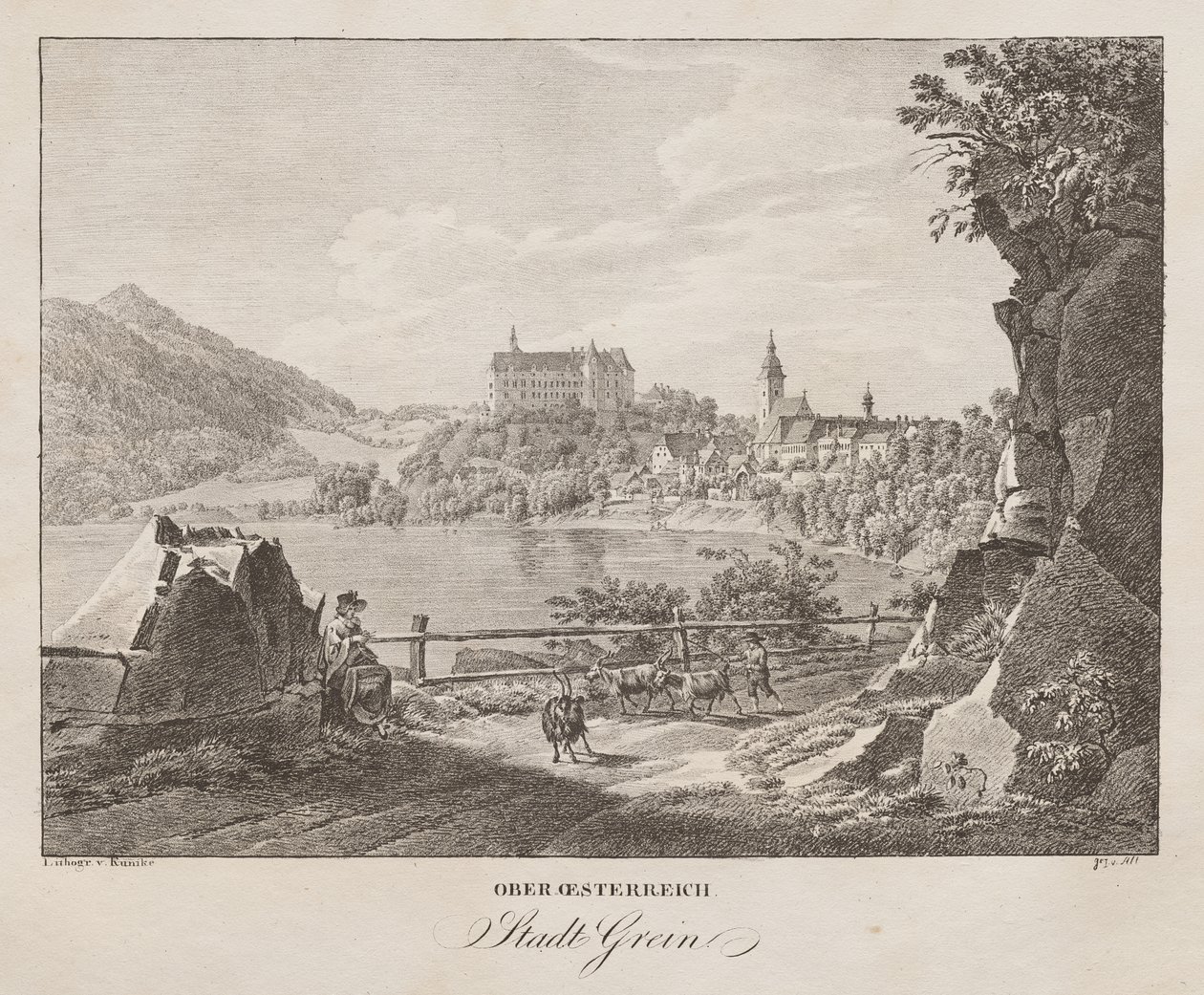 Yukarı Avusturya, Grein şehri by Joseph Roettiers
