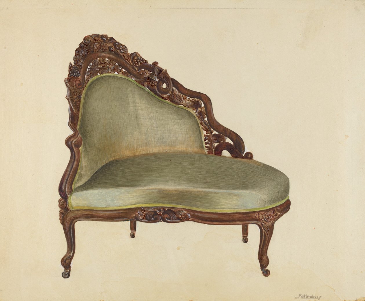 Aşk Koltuğu, c. 1940. by Joseph Rothenberg