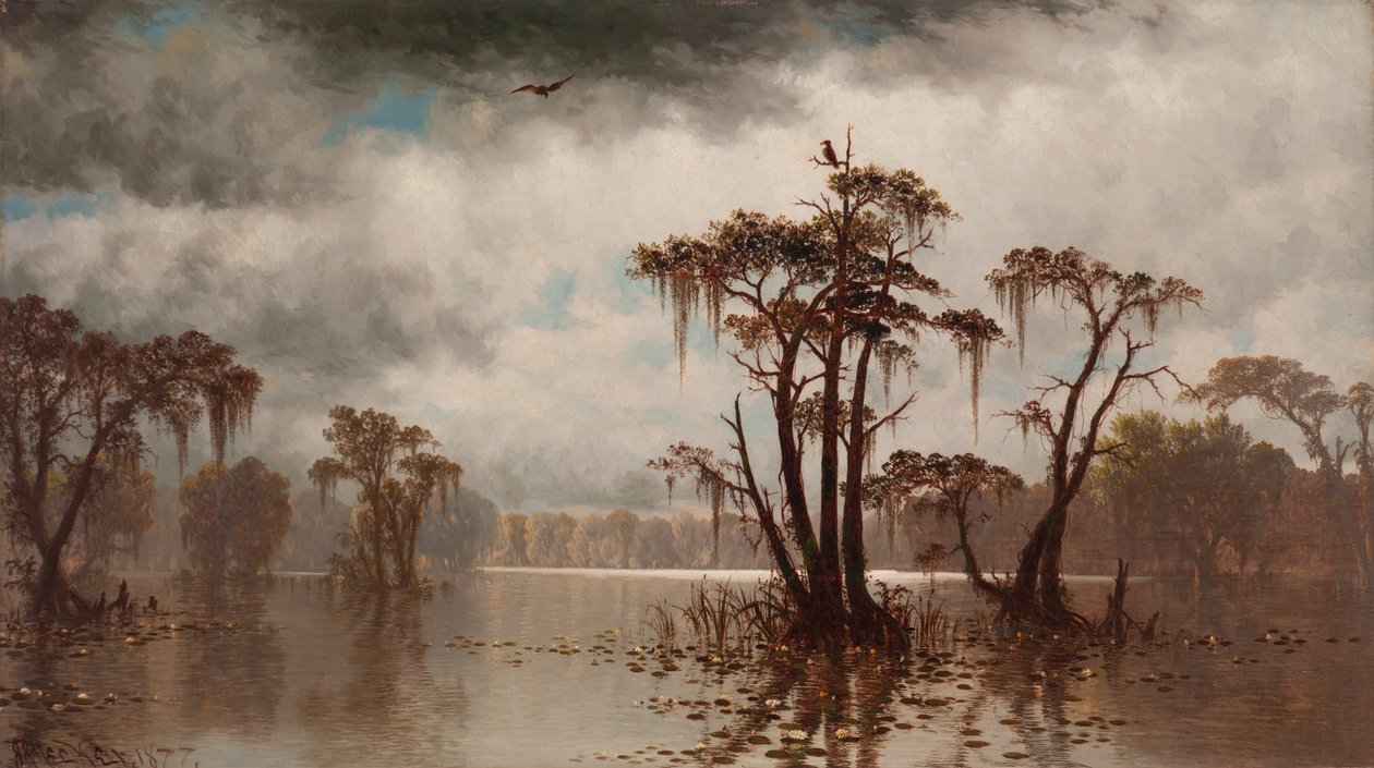 Bayou Sahnesi by Joseph Rusling Meeker