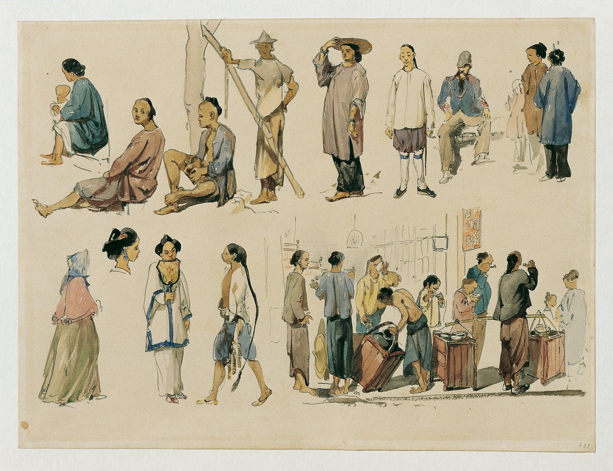 Çin figür çalışmaları by Joseph Selleny
