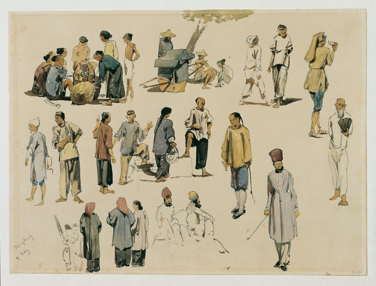 Çin figür çalışmaları by Joseph Selleny